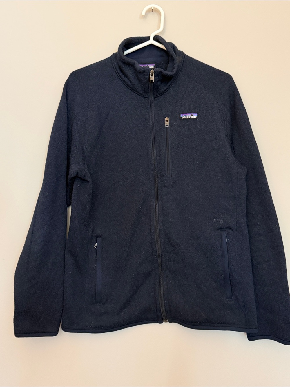 Patagonia Men's Full-Zip Fleece Jacket - Dark Blue